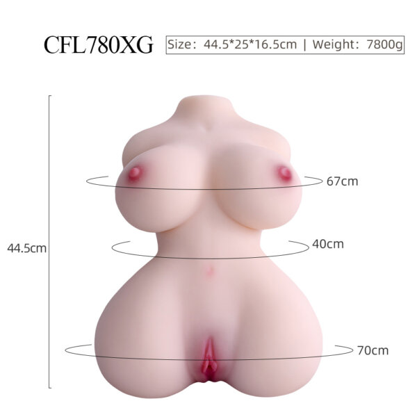 Size of Half Body Sex Doll CFL780XG