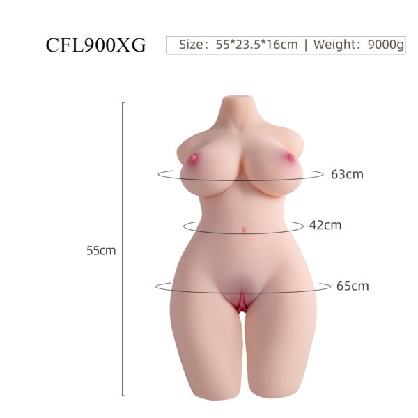 9.0kg (19.84lbs) Affordable Torso Sex Doll CFL900XG