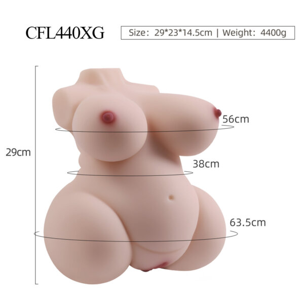 Size of Half Body Sex Doll CFL440XG